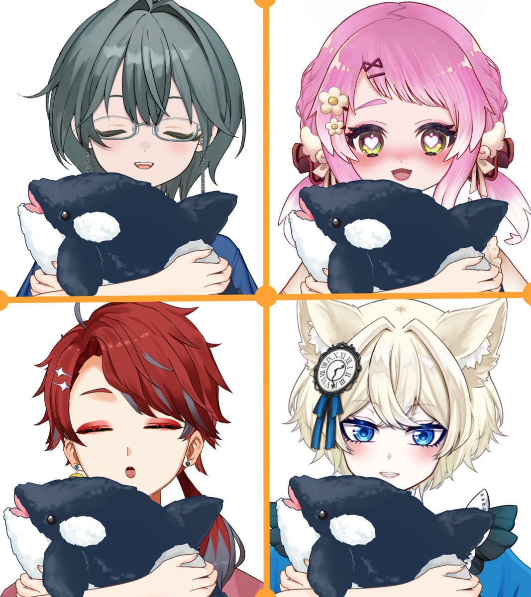 Obataina17's tweet photo. #Vtuber素材 　#おはようVTuber   

🫧シャチぬい素材

✅加工、加筆OK        
✅ブクマ推奨
リプや引用での使用報告いつも励みになってます🍀 https://t.co/YZJh4D2FY4