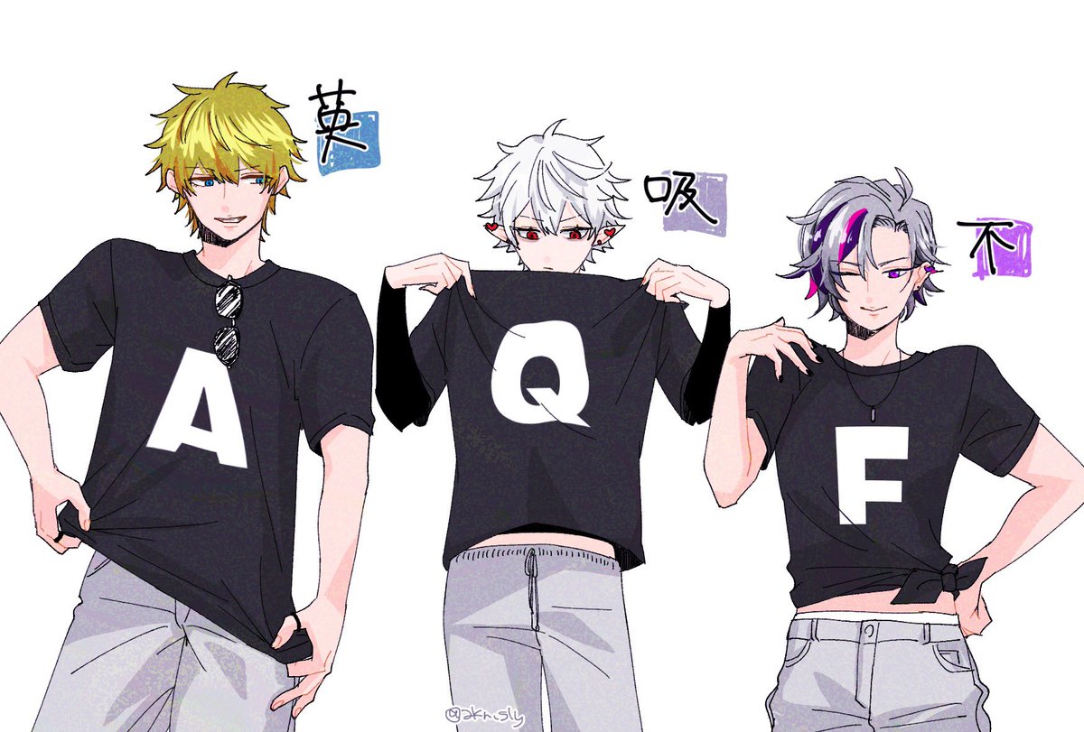 akn_sly's tweet photo. 出勤前のラクガキAQF https://t.co/M4H7sKBBwo