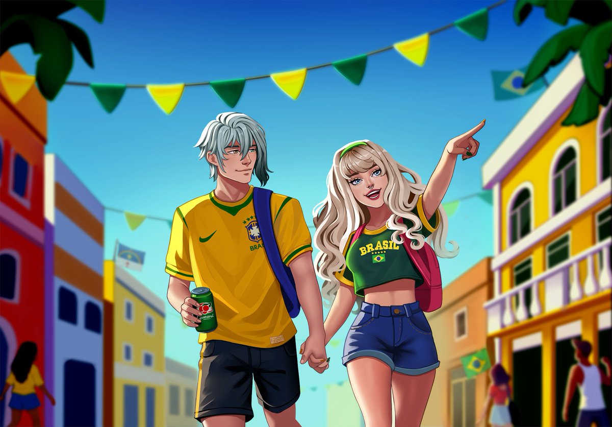 jessiethefox_'s tweet photo. Juliet levou Lysandre pra conhecer o Brasil 🇧🇷 https://t.co/dJNHGEMqrw