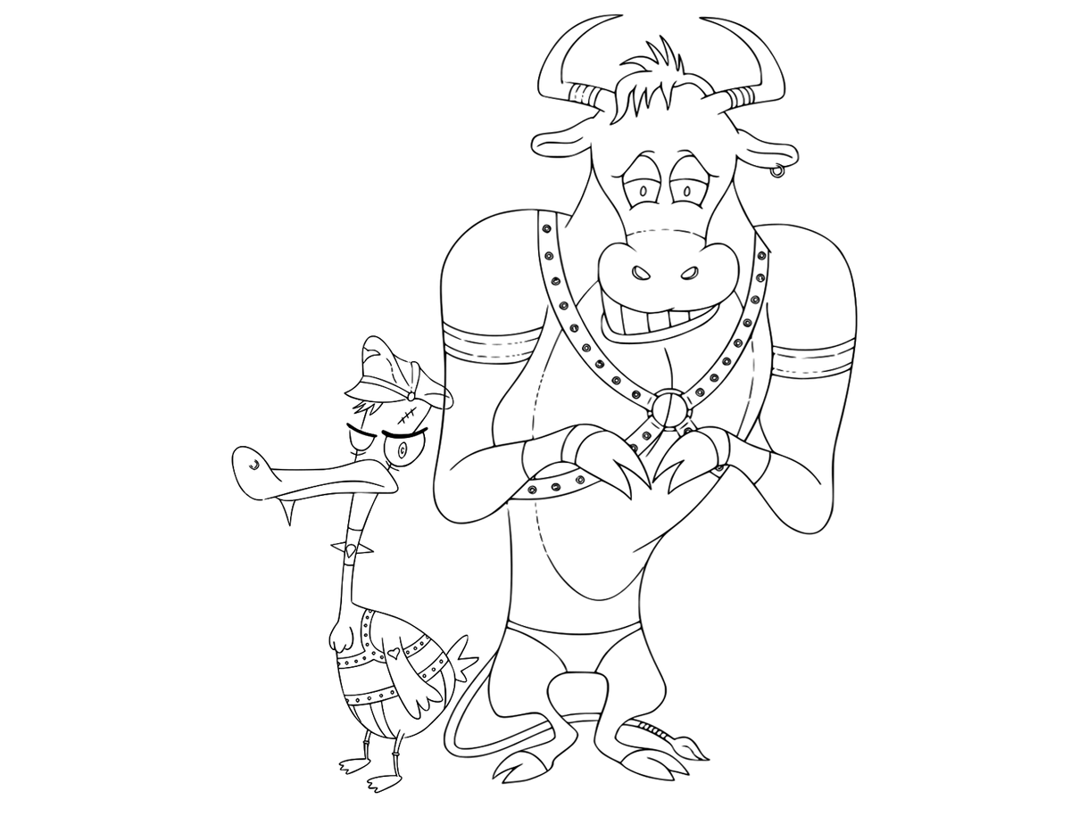 T5ComixCartoonz's tweet photo. #cartoons #originalcharacters #gay #queer #lgbt #PrideMonth #gaycharacters #lineart #conceptart #twink #zootopia
WIP...I'll add color later
Presenting 2 new characters (just barely before the end of Pride Month)...BEAR & TWINK!!
(Bear is the duck and Twink is the bull) https://t.co/agIuWwwfVp