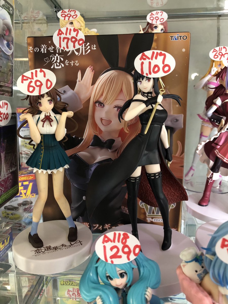 ☆A117ケースに入荷しました!! フィギュア各種 ・初音ミク ・スパイ