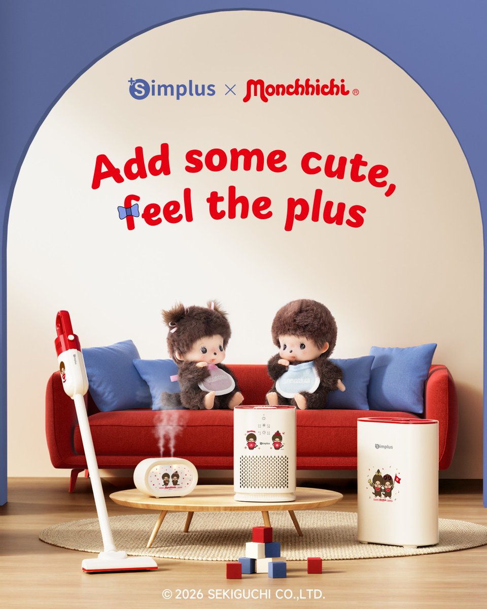 SimplusTh's tweet photo. Simplus ขอชวนทุกคนมา #AddSomeCuteFeelThePlus ✨กับคอลเลกชันใหม่สุดน่ารัก!

Simplus x Monchhichi 💖

ทั้งน่ารัก ใช้งานได้จริง แถมเพิ่มความคิวท์ไปแบบเต็มสิบ ✨
แบบนี้ใครจะอดใจไหว~ 🥺

แฟน ๆ Monchhichi เตรียมตัวให้พร้อม!
ติดตาม Simplus ไว้เลย เพราะตอนนี้เป็นช่วงครบรอบ 5 ปีของเราด้วย เราจะมาพร้อมกิจกรรมสนุก ๆ และเซอร์ไพรส์น่ารัก ๆ อีกเพียบบบบบ! 🎁

#SimplusTH #SimplusxMonchhichi #LiveYoungLiveBeautiful #Simplus1YearWarranty