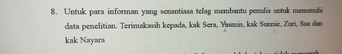 peacyhorse's tweet photo. Halo! Kaliam abadi di skripsi ku!! Uwaaa makasih banyak yaaaa 😭😭 @sunflowezie @eveinfillea @nayyxraz @aphroditxz @apfelkitten @blueonyx_ https://t.co/7DT2agK7ND