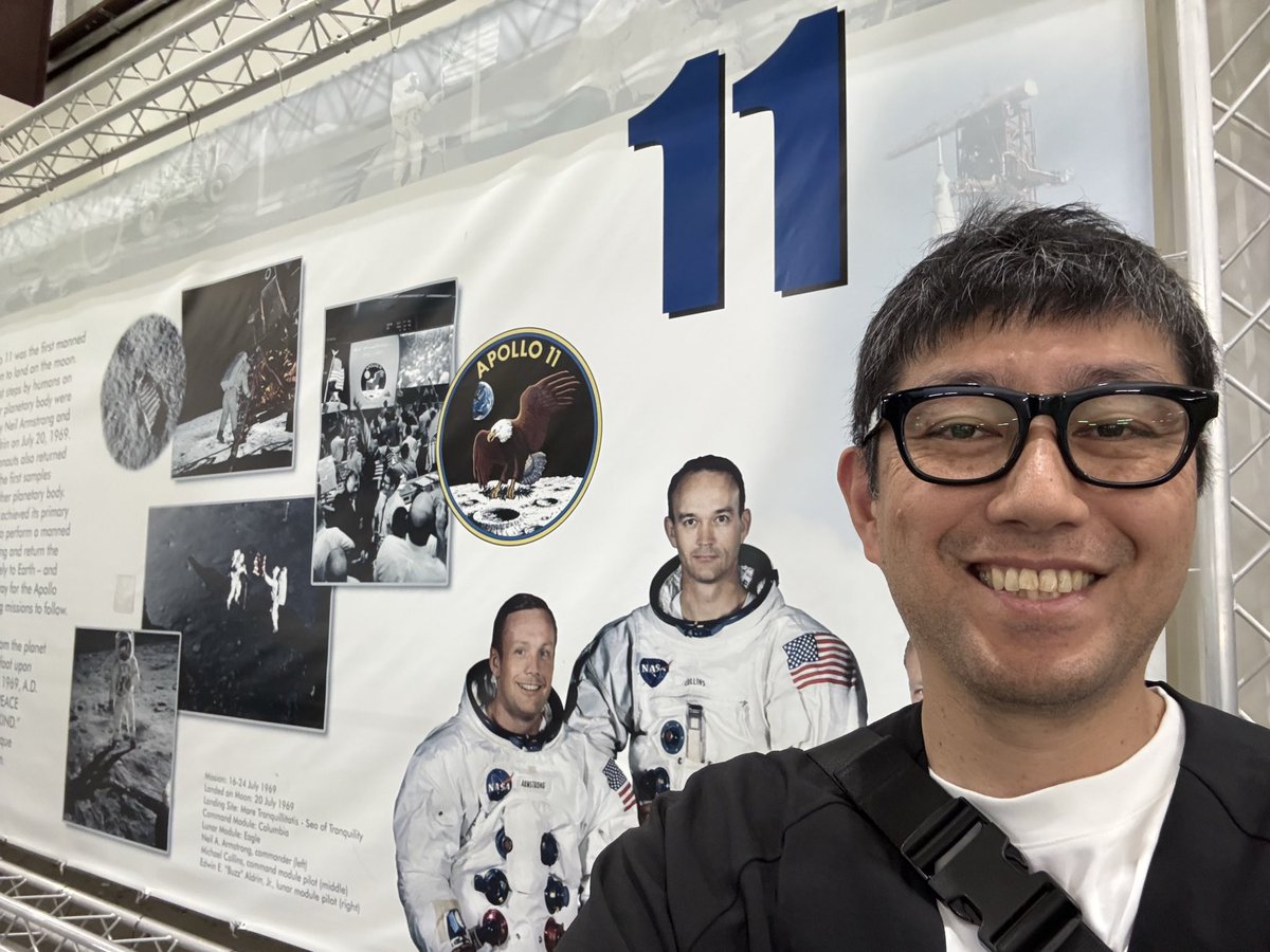 ヒューストン宇宙センターで 圧巻だったのが アポロ宇宙船を 月周回