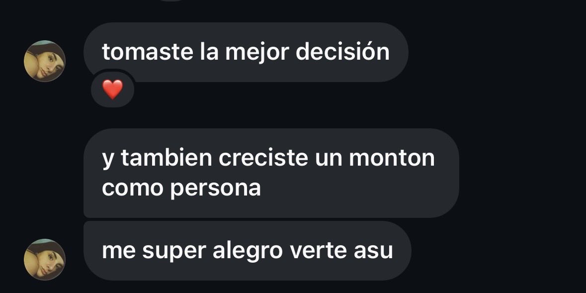 marty_balsa's tweet photo. Carla y sus mensajes siempre van a ser un mimo al alma!!! Definitivamente Pico me dejó a lindas personas ❤️‍🩹✨ https://t.co/u4GfGlfHDL