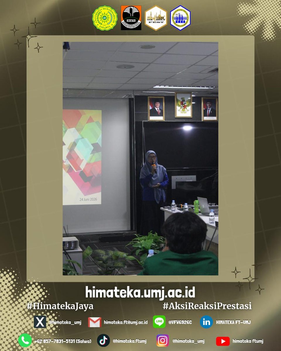 HIMATEKA_UMJ's tweet photo. [HIMATEKA NEWS]
Jakarta, 1 Juli 2026

Alhamdulillah telah terlaksana kegiatan Kunjungan Industri bersama PT Asahimas Flat Glass Tbk yang berlangsung pada tanggal 24 juni 2026 yang bertema “HIMATEKA in Action Exploring: Process Efficiency &amp; Sustainability in Flat Glass Industry” https://t.co/B4zYMzOaks