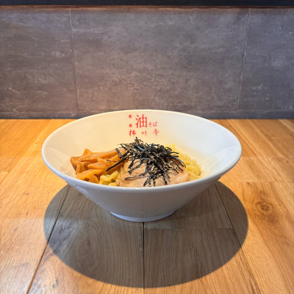 f_p_ramen's tweet photo. 新潟油そば 柿川亭 福島店@福島市
油そば・煮干しのタレに変更

#ラーメン #つけ麺 #二郎系 https://t.co/yMpMAFWau2