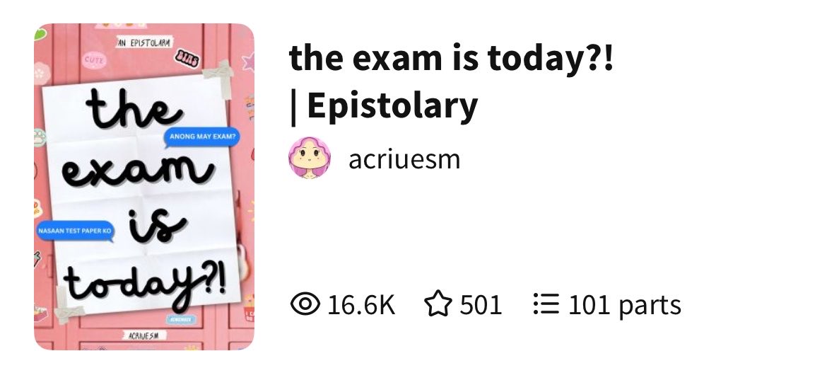 ecriaveu's tweet photo. and I still did happy 16k reads to my first epistolary 😭🎀 https://t.co/bXfR2uaeuI