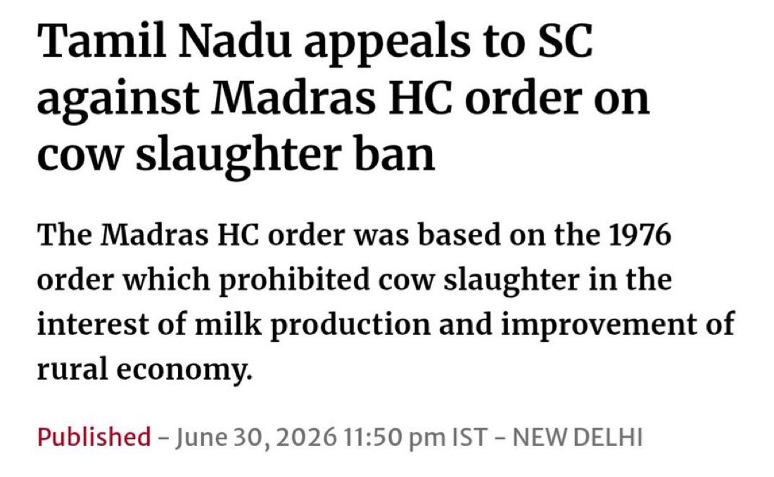 shashank_ssj's tweet photo. Christian Vijay Joseph is going against the religious faith of Hindu community by challenging the cow slaughter ban in Tamil Nadu. https://t.co/CZ3s2c5ESQ