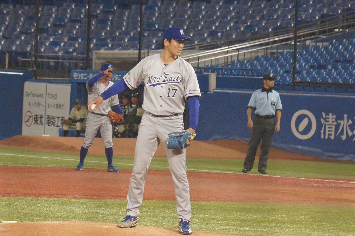 bstanekuro's tweet photo. 2026.06.30 神宮球場
都市対抗野球東京都２次予選
NTT東日本
堀誠投手
日本航空高-立正大

ほりまこさん打たれたらしゃあないす

#ntt東日本野球部
#堀誠 https://t.co/mPdhYsN6mA