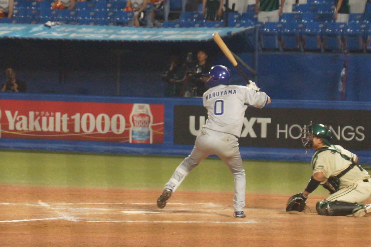 bstanekuro's tweet photo. 2026.06.30 神宮球場
都市対抗野球東京都２次予選
NTT東日本
丸山雅史選手
星稜高-国士舘大

丸さんしぶとく先制タイムリー！
丸さああああん

#ntt東日本野球部
#丸山雅史 https://t.co/mR43ZIYrbr