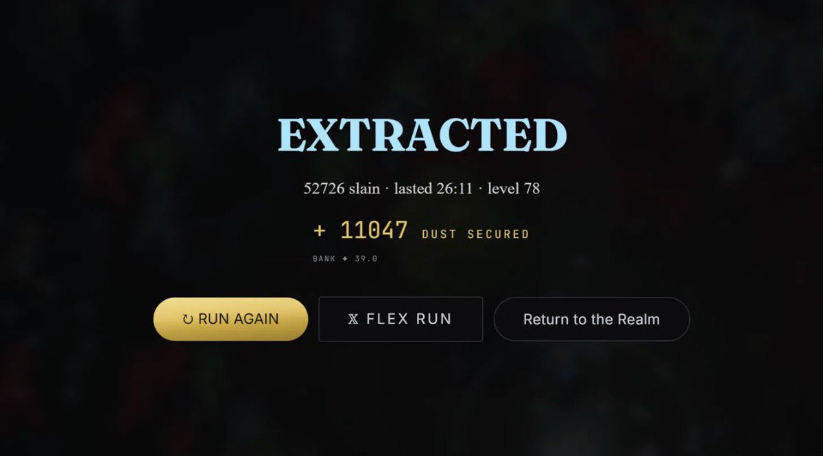 JustSkud's tweet photo. Dear @MTGoX_fun 

Love this game, honestly 

A few thoughts: 

- it’s a bit too farmable. I could just stand in a corner and farm points, so maybe add damage over-time for standing still ~10s. 

- would also love world chat + maybe guilds(eventually) 

-more options for upgrades. Maybe gear options down the line. 

Solid game overall and I see so much potential 

$MTGoX