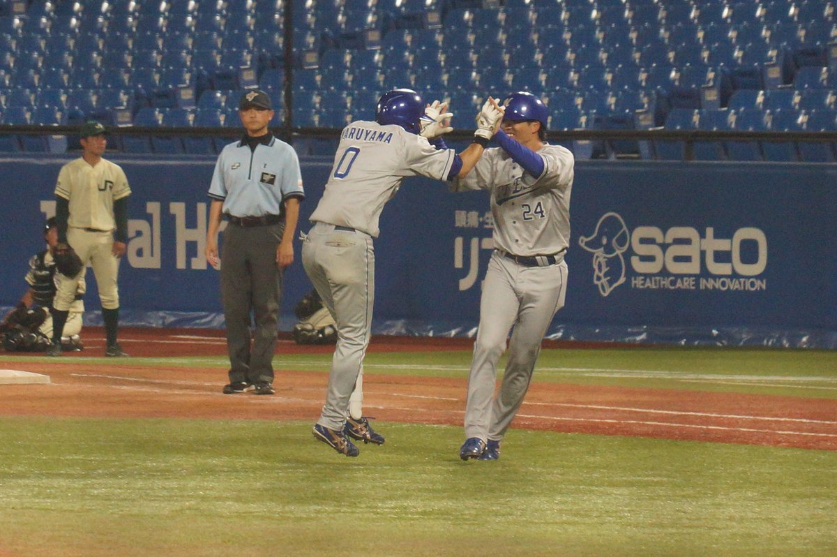 bstanekuro's tweet photo. 2026.06.30 神宮球場
都市対抗野球東京都２次予選
NTT東日本
丸山雅史選手
星稜高-国士舘大

丸さんしぶとく先制タイムリー！
丸さああああん

#ntt東日本野球部
#丸山雅史 https://t.co/mR43ZIYrbr