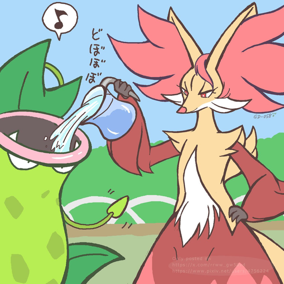 rrww_gw58vd's tweet photo. お水あげなきゃ🚿

(再掲)
#ポケモン　
Only posted on 
https://t.co/gDbYv43x1d
https://t.co/AMfCvVrm1M https://t.co/7erZIuSTEa