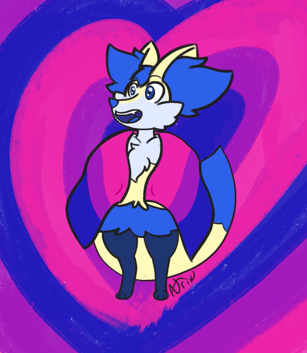 weirdfox22's tweet photo. HAPPY PRIDE MONTH!!! JOYEUX MOIS DE LA FIERTÉ!!!
I am SOOOOO LATE!!!! XD
This is originally part of a ref sheet I'm working on, tho I'm not close to finishing it!
#PrideMonth #MoisDeLaFierté #Braixen #Roussil https://t.co/qTwVF6XfdA