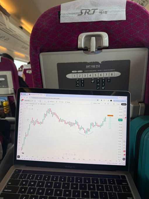 stoy_ia's tweet photo. Charts don't take a day off — and honestly, neither do I. 

Loving what you do makes the commute part of the job. 🚄🇰🇷📈" https://t.co/Kbp9Fe1pko