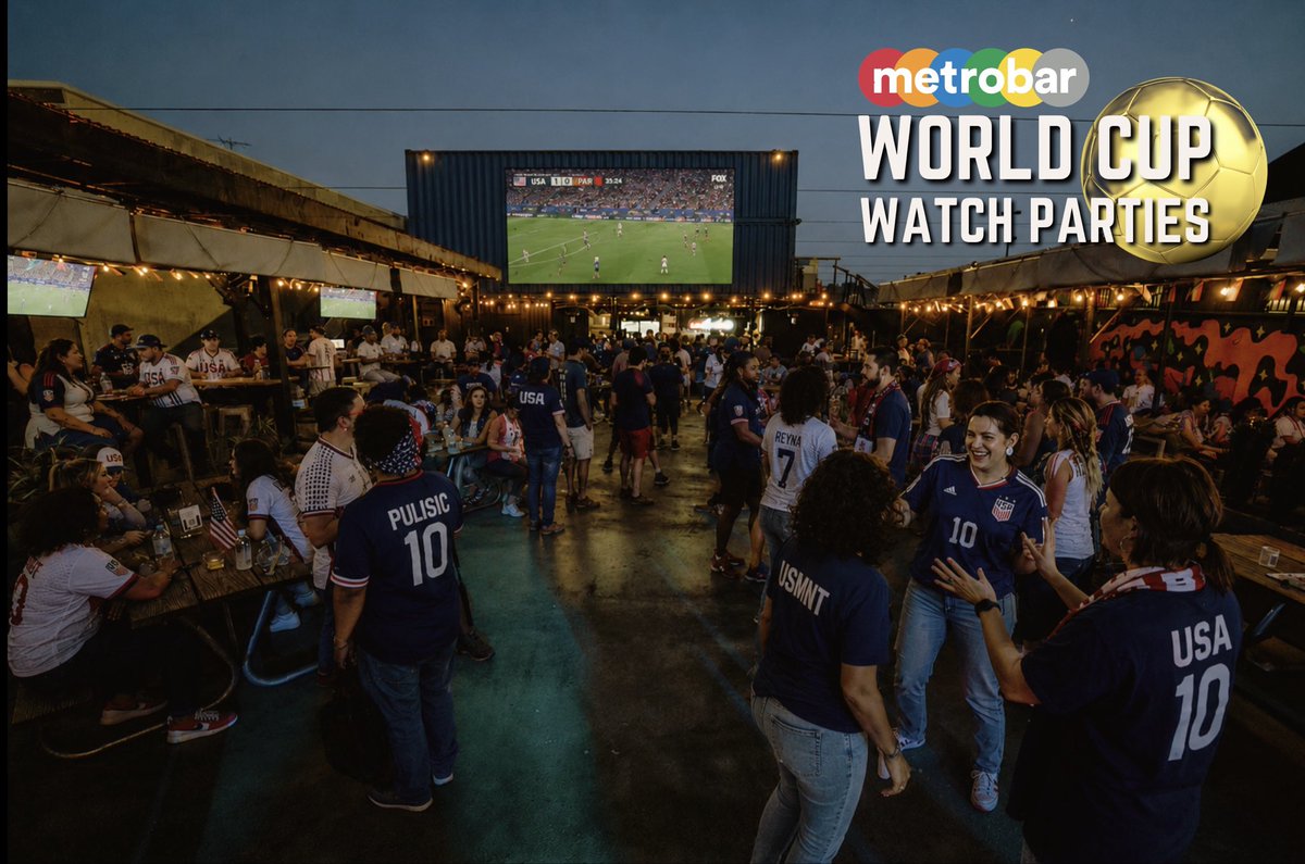 metrobardc's tweet photo. 🇺🇸 NEXT STOP: USA KNOCKOUT RD ⚽️
Win or go home! Pull into #metrobardc Wed for #TeamUSA v Bosnia &amp; Herzegovina w/ big screens, match sound, cold drinks + DC’s best fans:
⚽️ Kickoff 8PM
📺 8 TVs + 20’ screen
🍕 El Jefe Pizza
🚇 No tix/reservations. FCFS.

https://t.co/TsVML5tpli https://t.co/1Qt0lWXXDN