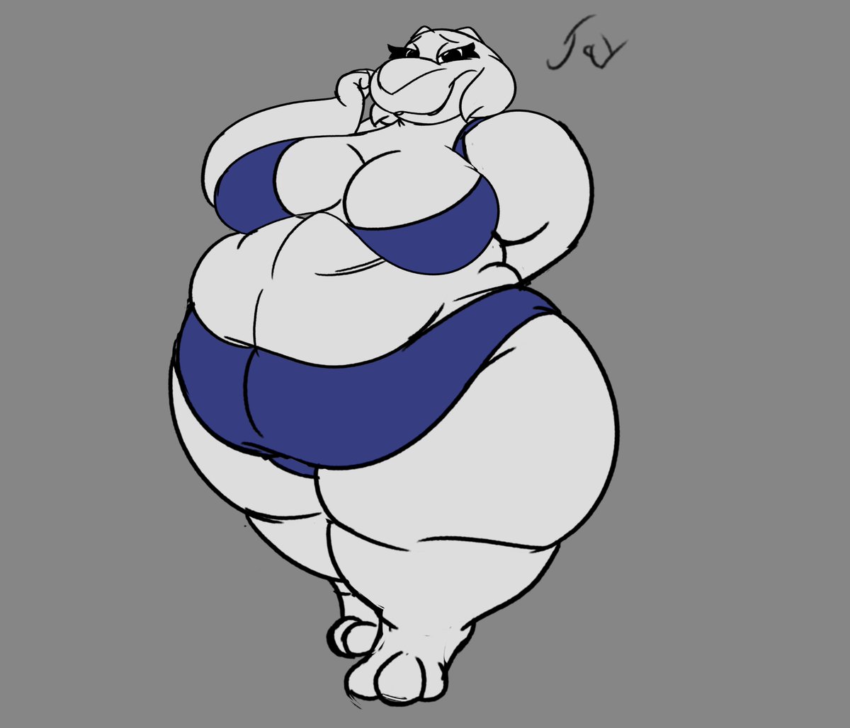 jayofthetrees's tweet photo. Susie told her to "Embrace the mileage of her figure" so, she's doing that. https://t.co/z0Q5mOybBY