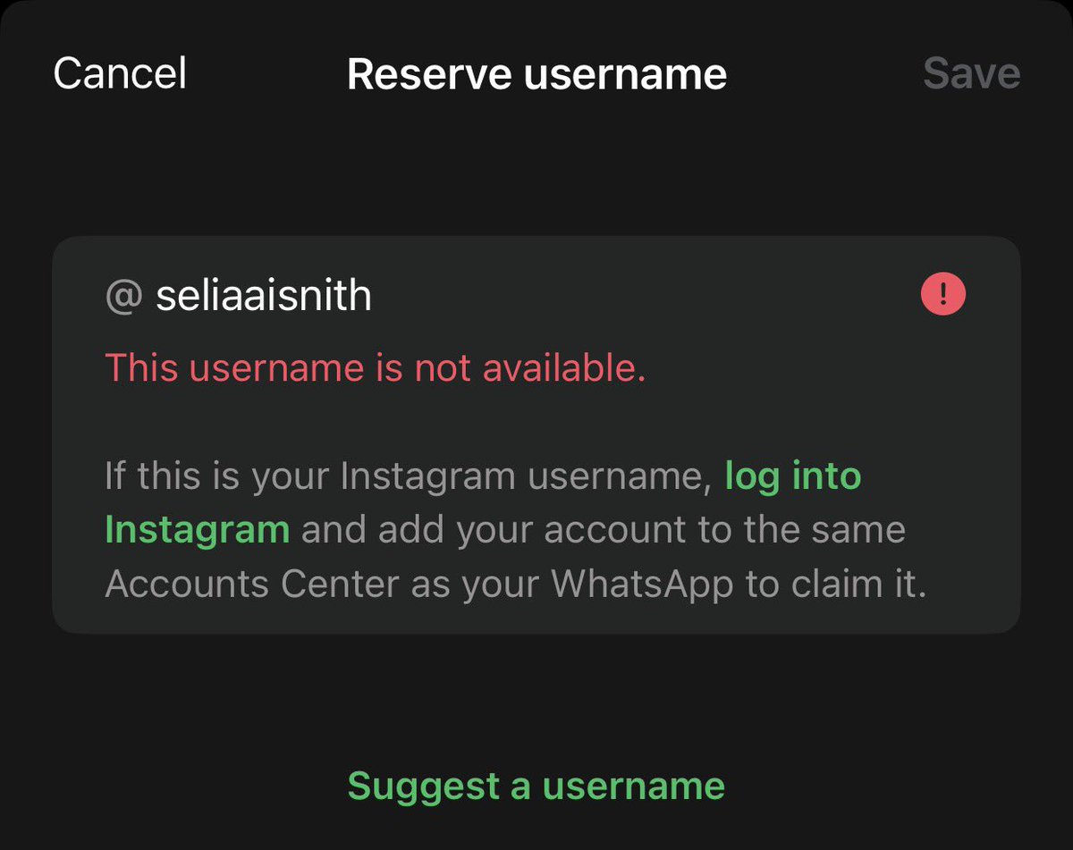 SeliaAisnith's tweet photo. WA skrg bisa set username. Aku mau remind aja kalau ada yg pake username content creator, jangan langsung percaya itu pemilik asli nama tersebut. Apalagi dari dulu sering banget banyak yg ketipu vtuber ngaku2 di grup WA.

Punya aku ga tau siapa yg pake, yang jelas bukan aku. https://t.co/MebWqe0I4E