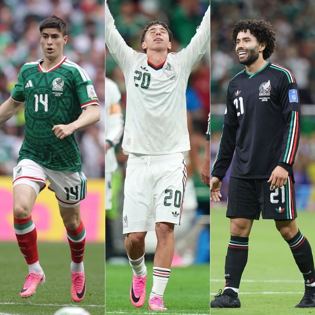 IvanMezaY's tweet photo. @sportmilvolts México ya uso sus tres uniformes también en este mundial. https://t.co/XbT5HRNdwt
