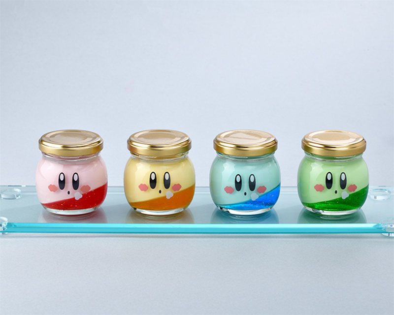 KirbyCafePETIT's tweet photo. ＼「カービィのカラフルプリン」が登場！／

今年も7月8日(水)～8月31日(月)の期間限定で、カービィのおすまし顔がキュートな4色4味の「カービィのカラフ��プリン」が登場！
この夏も、ピンク(いちご)、黄色(オレンジ)、青(ライチ)、緑(青りんご)のカービィのプリンをぜひお楽しみください♪ https://t.co/qRj0Qlo3E7