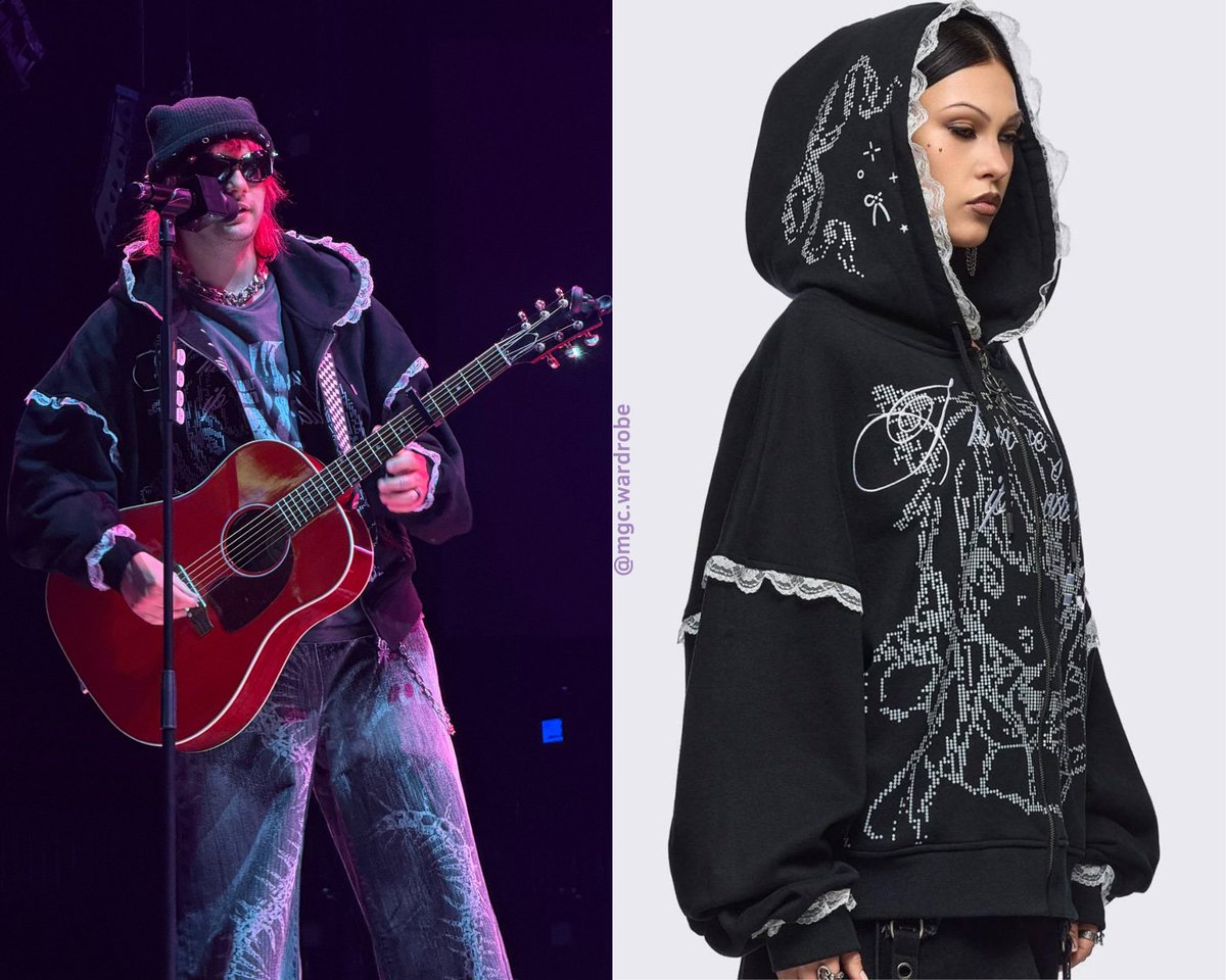 Michael wearing Minga London's IP Address Black Zip Up Hoodie