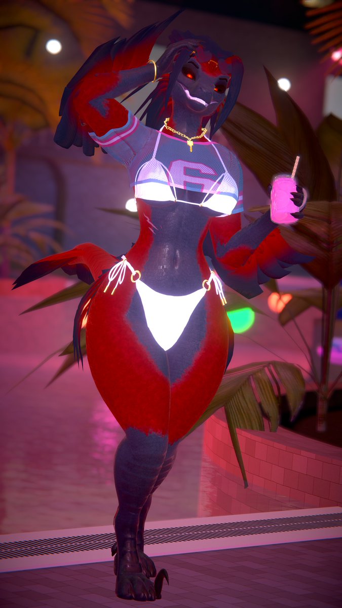 CryptidRaptor's tweet photo. Did the GTA VI cover girl trend but in VR :3 https://t.co/xRXymqh2vh