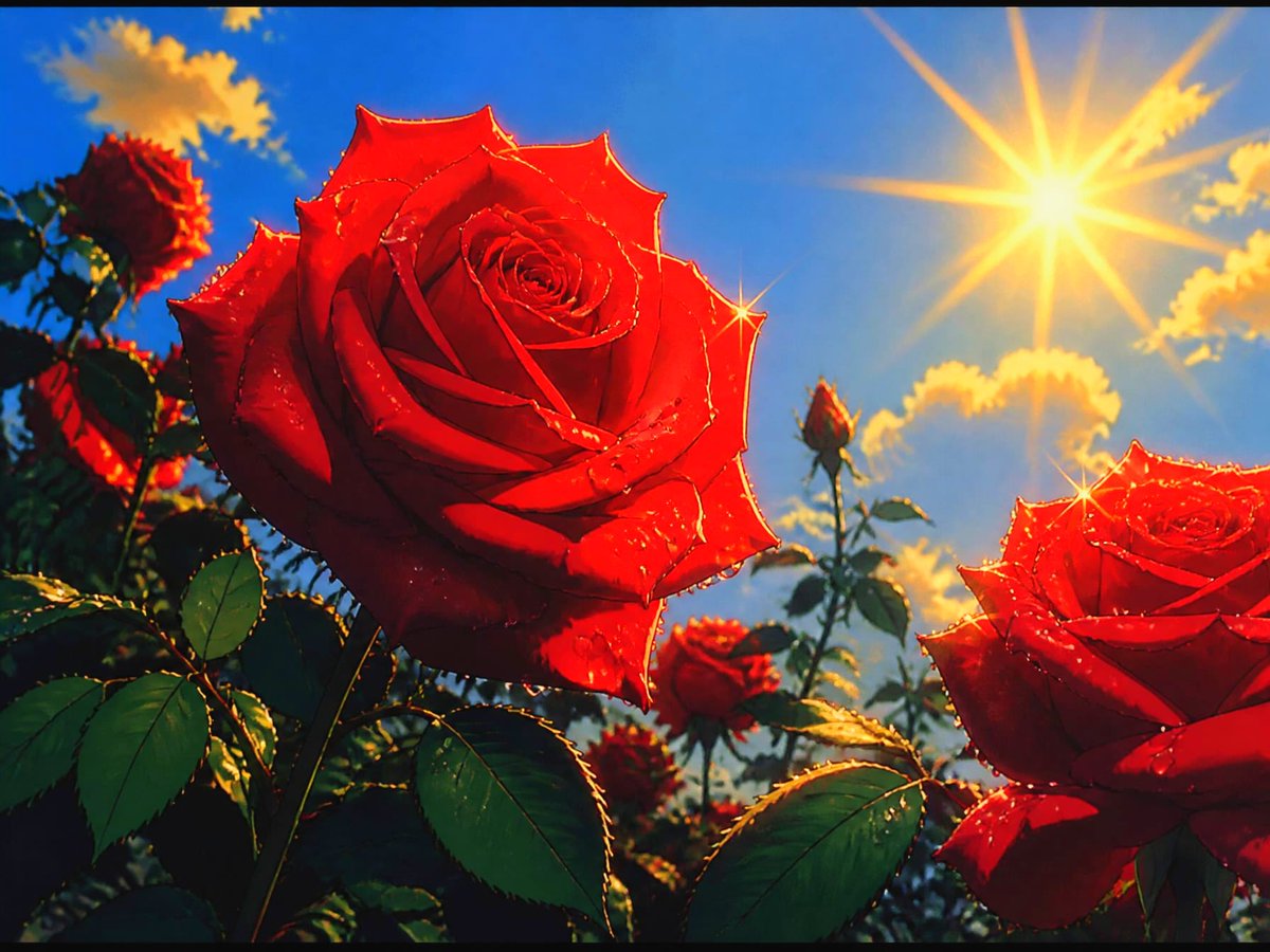 VintageVibesArt's tweet photo. Animated Roses

#roses #animated #animation #floral #flowers #sunlight #peaceful #red #blooms #nostalgia #illustration #digitalillustration #digitalart #digitalartists #retro #TuesdayVibes #VintageVibesArt https://t.co/NvyxTs0Tyl