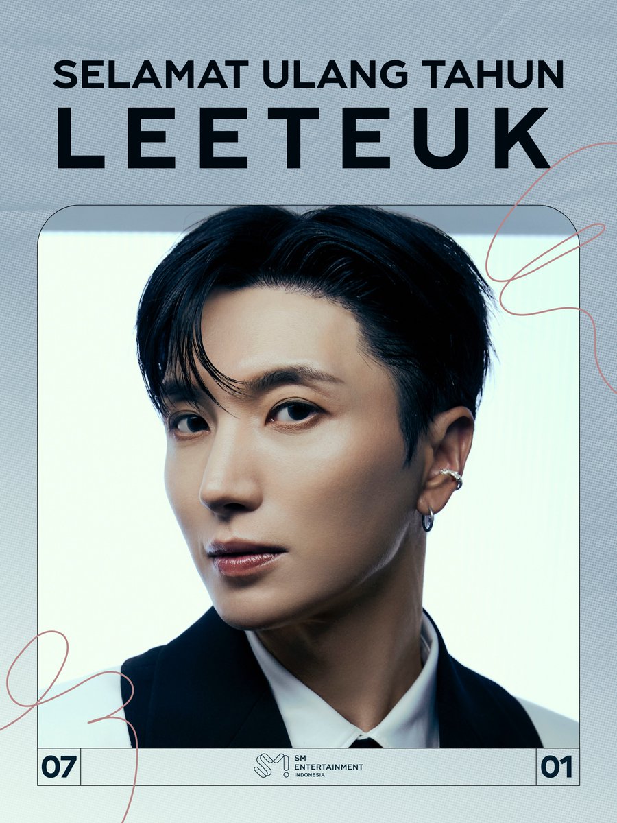 SMTOWN_Idn's tweet photo. Selamat ulang tahun, LEETEUK 🥳

 Happy birthday, LEETEUK 🥳

#HappyLEETEUKDay 
#LEETEUK #SUPERJUNIOR
@SJofficial https://t.co/wIH4bl4MGN