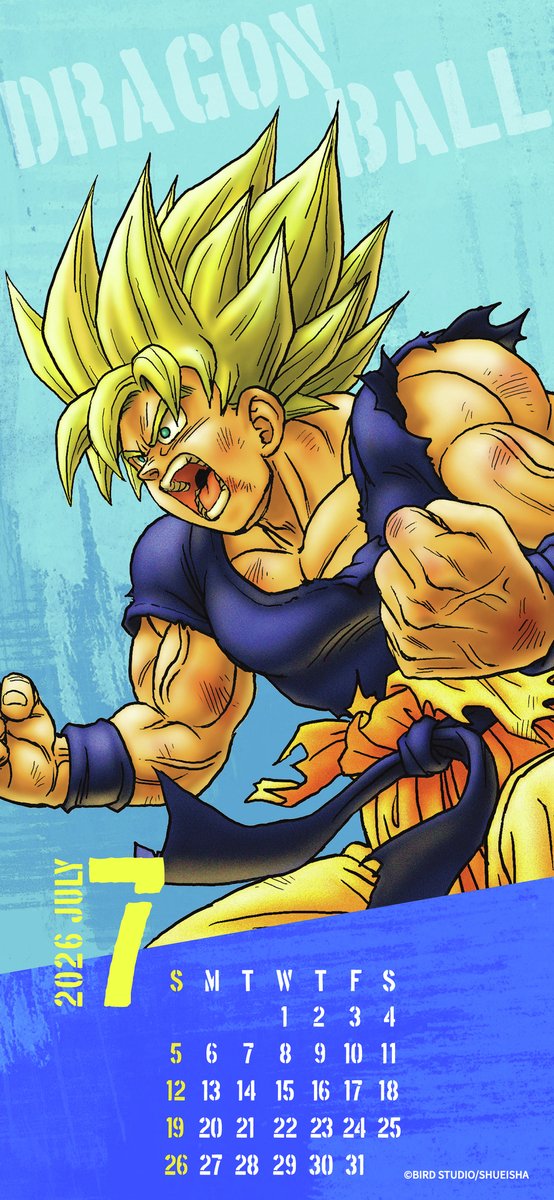 DB_official_en's tweet photo. July is here!
Here's the 1st calendar for the month!
#DragonBallOfficial #dragonball https://t.co/J3m5g8YxIO