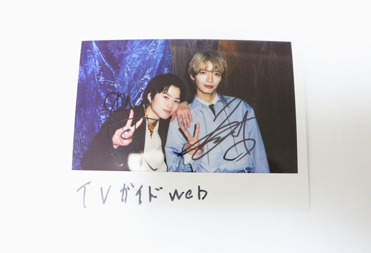 TVGweb's tweet photo. 【フォロー＆リポストでプレゼント🤳🏻】
奥智哉さん×ゲンジブ・杢代和人さんの
サイン入り生写真を1名に🎁

応募方法は...
①このアカウントをフォロー
②この投稿をリポスト or 引用リポスト
※当選者の方にはDMでご連絡いたします。

〆切：2026年7月29日（水）正午

＃ドラマ君夏 https://t.co/iOlHaGp91u