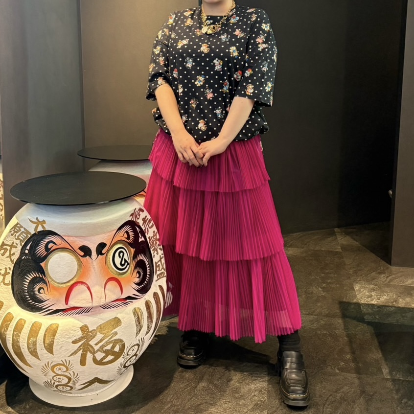 Laforet_H's tweet photo. 3F アンドエルシー おすすめ総柄Tシャツ！: 新作猫ドットT
かわいらしい猫とドットが組み合わさったプリント。
夏大活躍のTシャツは1枚あるととっても重宝するアイテムです☆

tops猫ドットT¥14,300/税込
skirtチュールティアードスカートピンク¥36,60… https://t.co/D65UR0XxGs https://t.co/Qp4djtM8q3