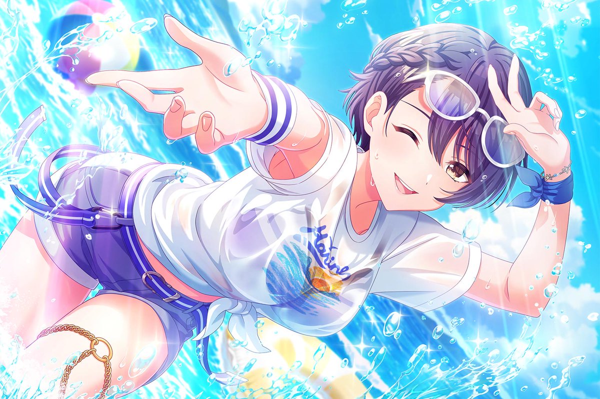 d4dj_updates's tweet photo. A New Rondo Summer Gacha and Event has begun!
All the featured SPs
Nagisa is the event card https://t.co/6XTuJbzpV6