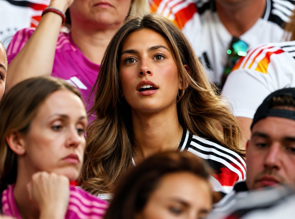 XNinaross_'s tweet photo. Germany eliminated and i won't be able to see her, the prettiest wag ever . https://t.co/8IthAgzatl