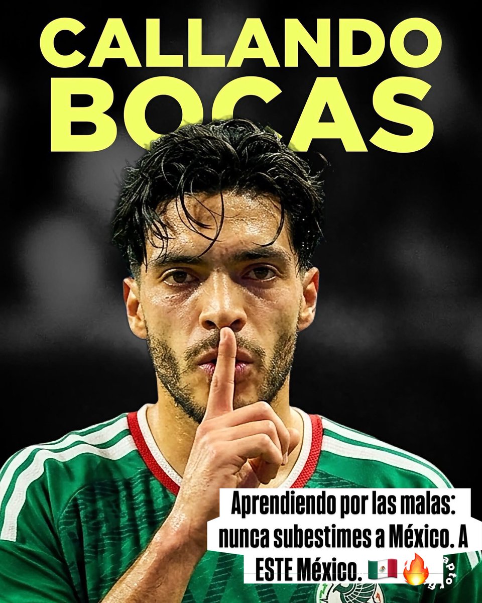 Pueblalike's tweet photo. Aprendiendo por las malas: nunca subestimes a México. A ESTE México. 🇲🇽🔥 https://t.co/HvNR01njoe