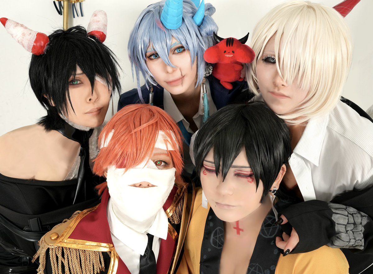 torisenbei's tweet photo. 【地獄のどこが悪い？ / cosplay】

_____________________

　　PARADISE LOST

_____________________

失楽園
ルシファー：よつの
マルバス：アオト
モラクス：1008
ブエル：柴々
カミギン：ぴん煎餅
チョク：1008作
Photo：ヨネさん ( @white_Roomba ) https://t.co/y7MM7z4lWF