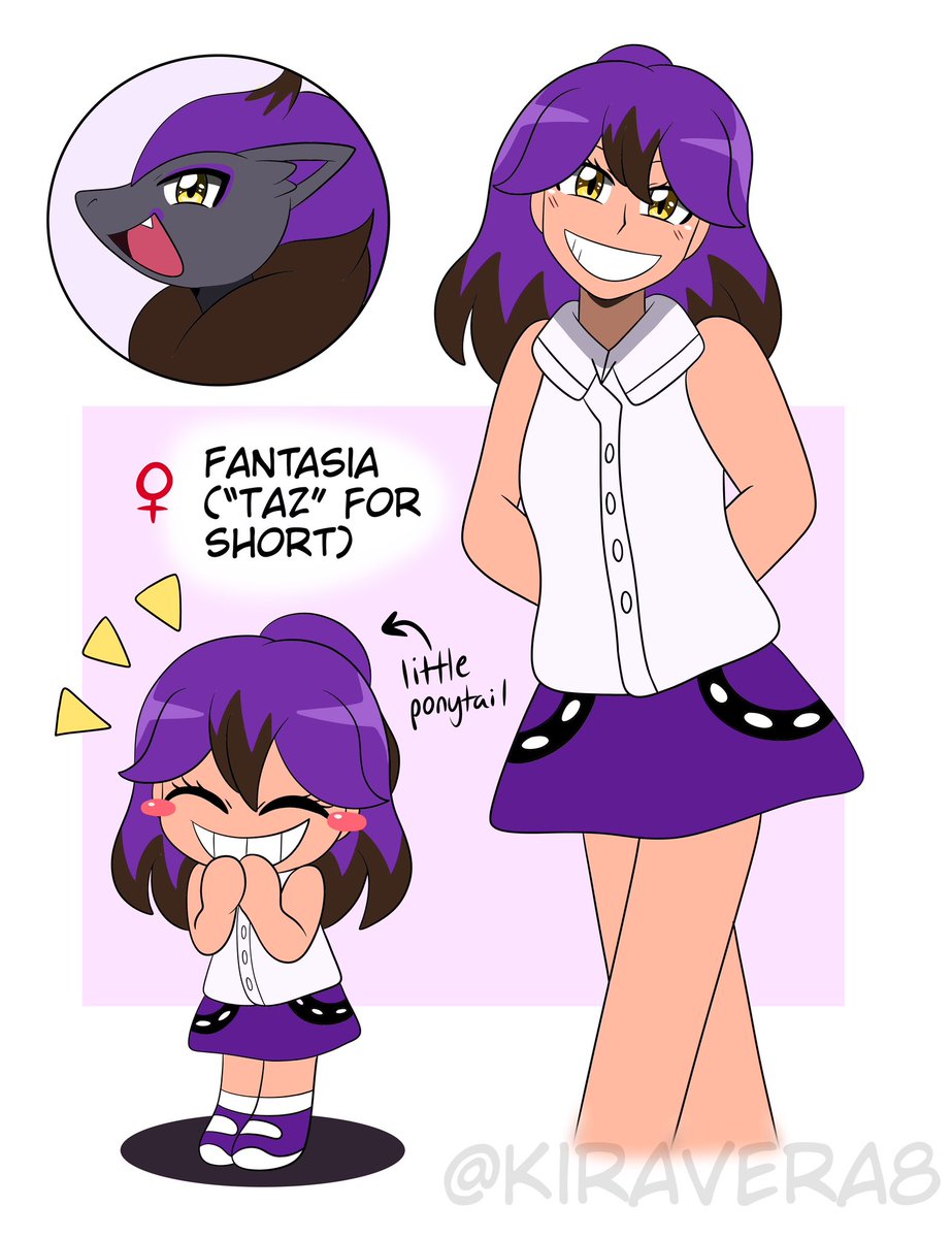kiravera8's tweet photo. Taz needed a proper ref just in time for art fight

soooo more zork girl art :] https://t.co/0WaSTMmJw8