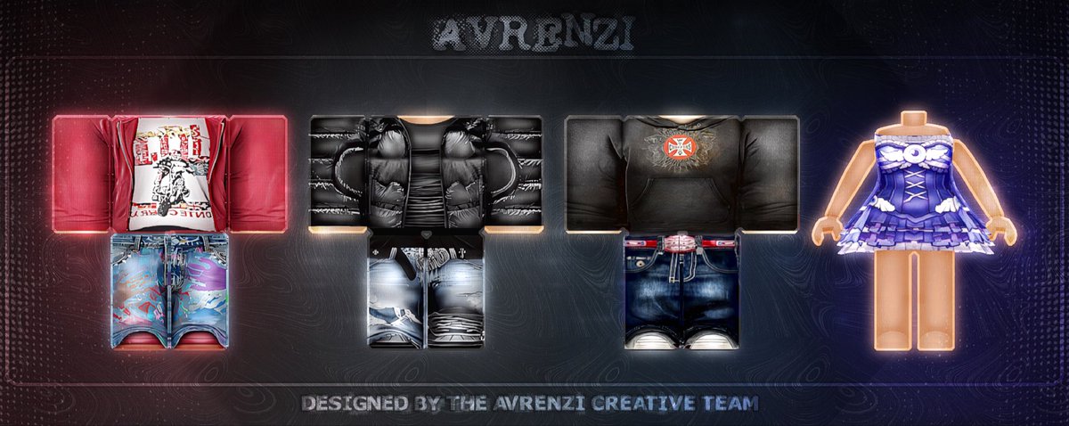 AvrenziStudio's tweet photo. Avrenzi’s latest bi-weekly drops for 6/5 and 6/19! Discover the newest collection on Roblox! 

Stay notified with Avrenzi operations by using the discord server code: Avrenzi https://t.co/1oXGQqJGGS