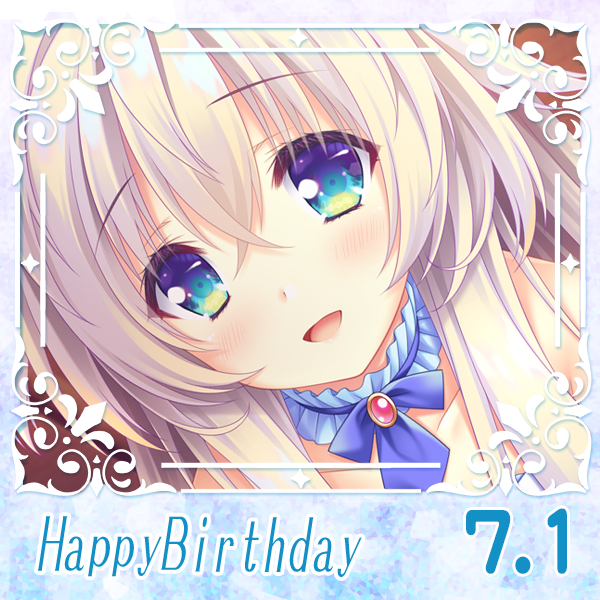 lumpofsuger's tweet photo. 本日は『ゆまほろめ～時を停めた館で明日を探す迷子たち～』よりミーナの誕生日です🎂
ミーナちゃんおめでとう🎉　#lumpofsugar https://t.co/8qX595Tmla