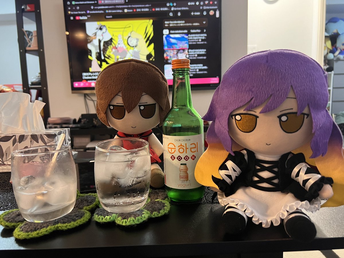 __JojoMan's tweet photo. We drinking 🍻🍺
。
。
。
#東方　#ふもふも　#東方Project https://t.co/dOjOXe12nk
