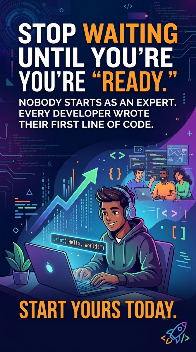its_caasi's tweet photo. Every developer starts somewhere.

Learn by building real projects, strengthen your GitHub portfolio, and develop skills you can actually demonstrate.
Registration is open. https://t.co/9xopq7XSfi