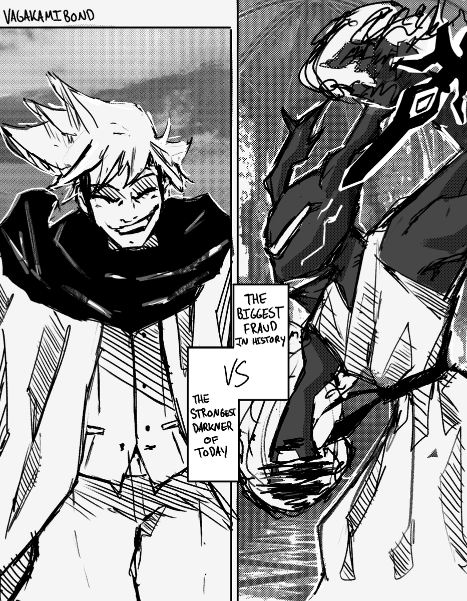 vagakamibond's tweet photo. Strongest Darkner VS Biggest Fraud #deltarune #deltarunespoilers #deltarunechapter5 ㅤㅤㅤㅤ https://t.co/p2CA6dZmBC