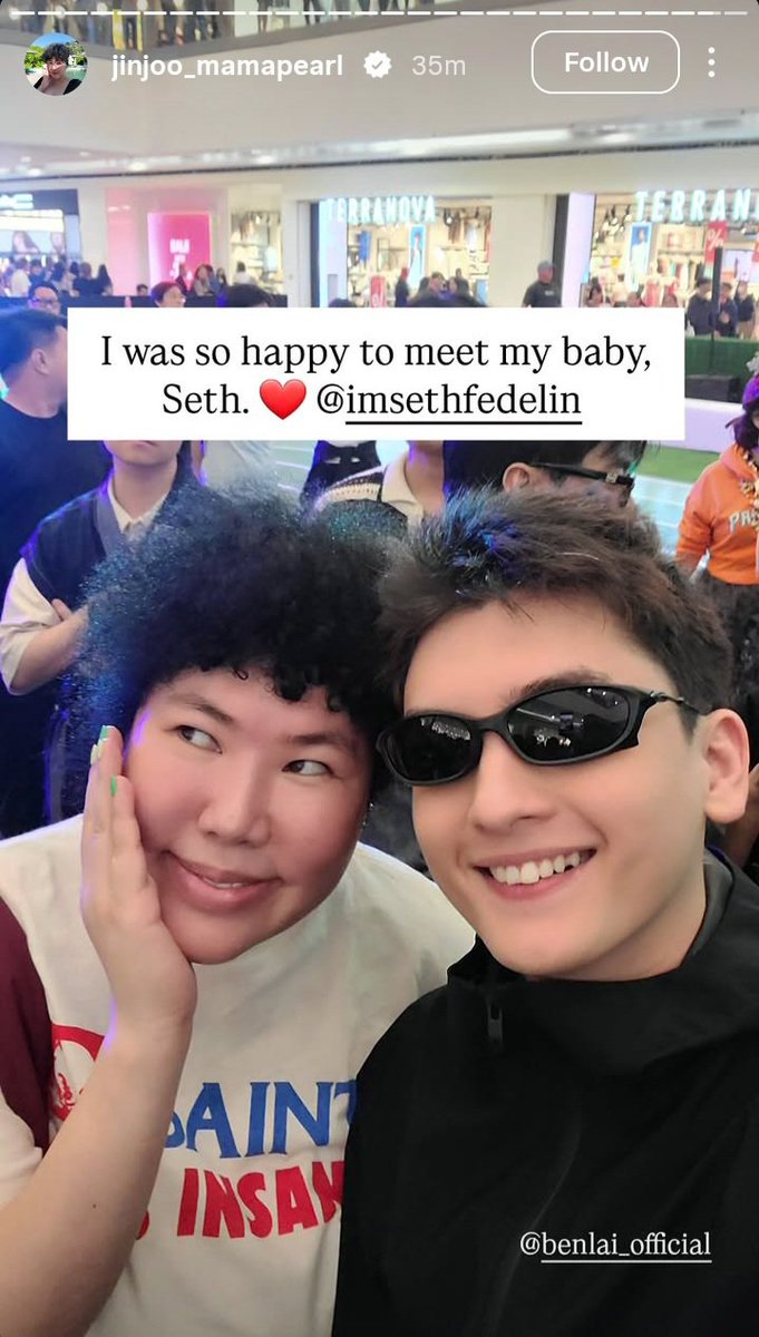 lovingfranchiny's tweet photo. Sethyboy with Mama Pearl!!🫶

#SethFedelin https://t.co/1fSAECgqeZ