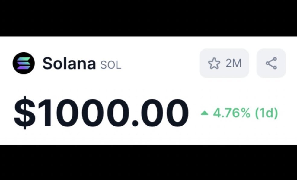 SOLInsiderDaily's tweet photo. solana:So11111111111111111111111111111111111111112 on @solana to $1000 isn’t a matter of if, only a matter of time https://t.co/KCmbV5avOL