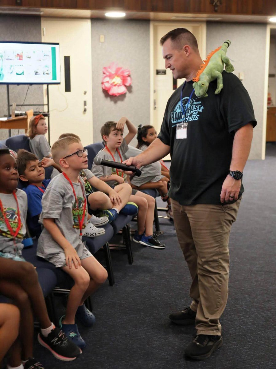 nbguam's tweet photo. Youth from NBG participated in the NBG Chapel’s Vacation Bible School (VBS) at the base Chapel. VBS is offered each summer, and is an opportunity for the chapel to connect with children and families within the community. https://t.co/g4asq6UTVp