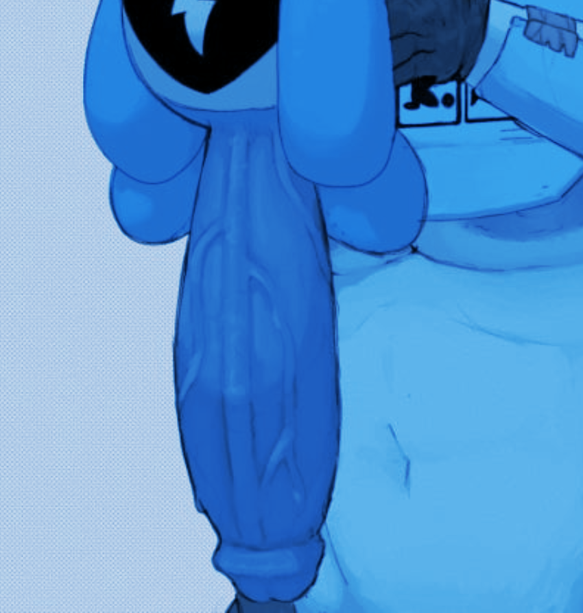 GenophobicMouse's tweet photo. "I-I'm not just some stuffed animal!!!"

His demeanor shifted as the size difference became more and more apparent to him......

...Well, size difference in all but one area, of course. https://t.co/5a0S76OPc1