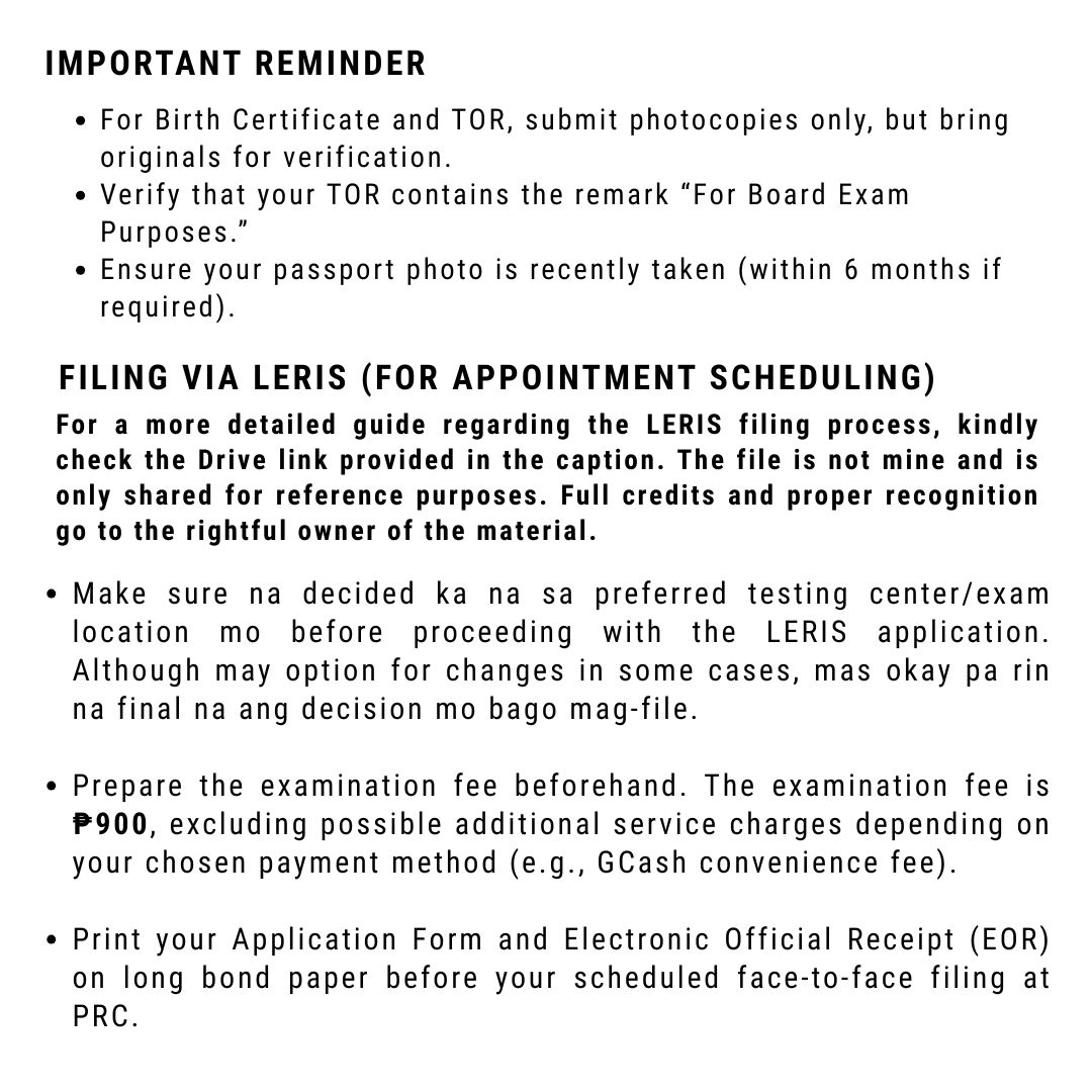 AssethCPA's tweet photo. PRC FILING GUIDE💚

CPALE October 2026 takers, this guide is here to help make your application process easier and more organized.

https://t.co/vbZODTcDTD https://t.co/SOvxZaBzBu