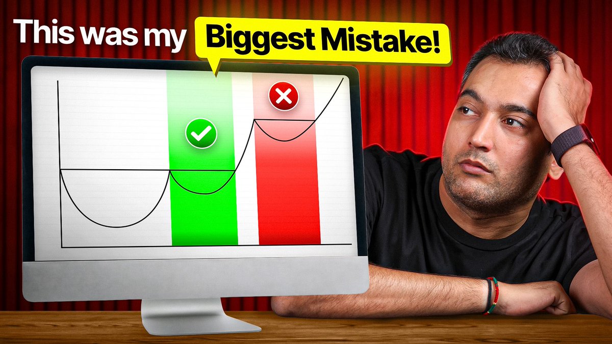 VijayThk's tweet photo. The market keeps teaching us.

I recently realised that I had been making one mistake for years while reading charts, and it probably made me miss many big winners.

Sharing my observation and learning in this video👇
https://t.co/OEvRBGGn0o https://t.co/eamXAdA4R7