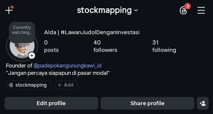stockmapping's tweet photo. Setelah proses sangat panjang, akhirnya akun ini bisa balik. Walau sekarang masih sering pop up notif buat verifikasi. Mudah2an bisa cepat solved ke depannya.

Saatnya ke Instagram dan threads. https://t.co/w8lDsXDP9v