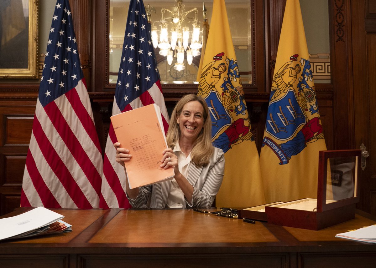 GovSherrillNJ's tweet photo. I just signed a budget that focuses on you.

A budget that builds a future for your kids and your family. https://t.co/N8whQlaxEe